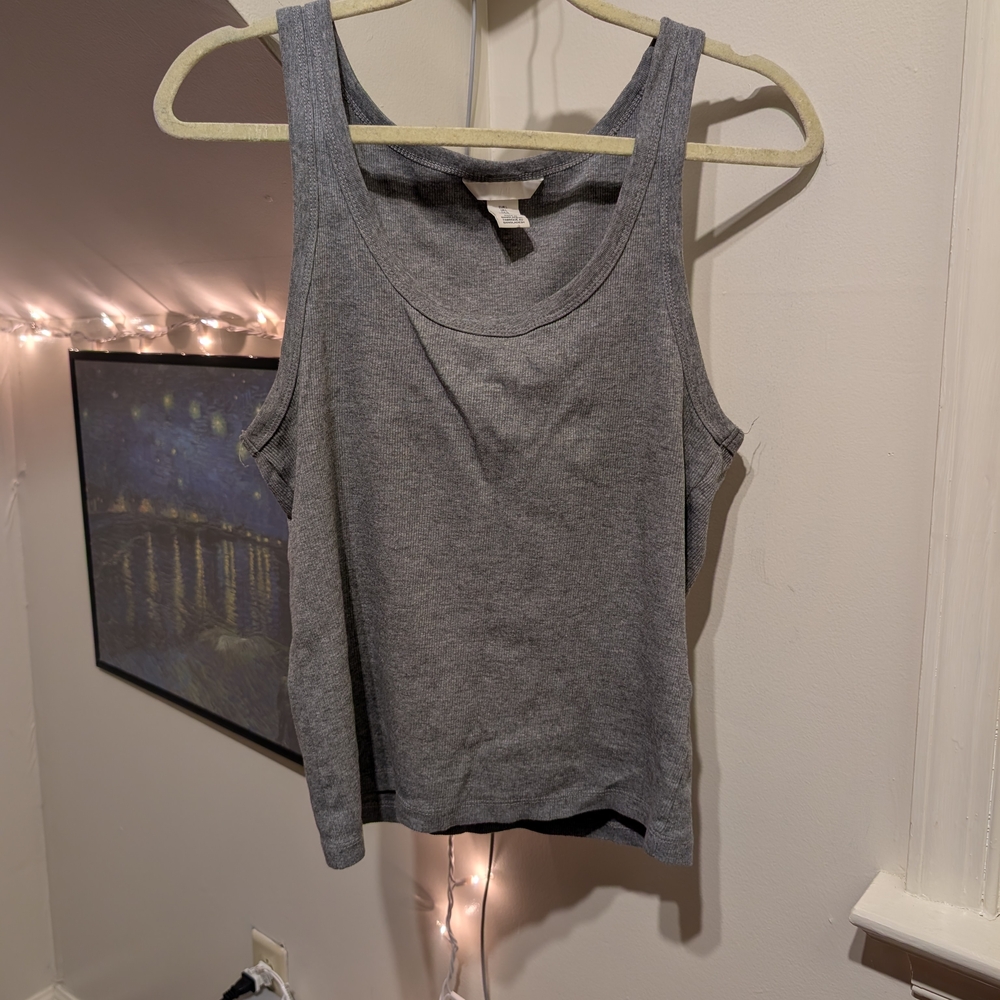 H&M Charcoal Grey Tank Top